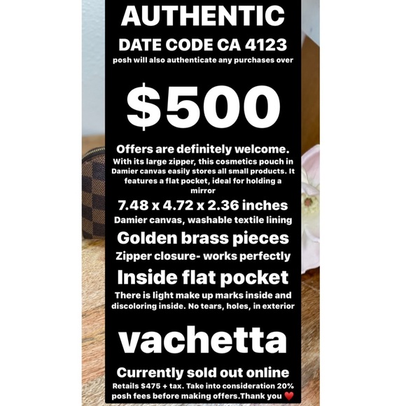 SOLD. Louis Vuitton PM Cosmetic Pouch - Picture 13 of 16